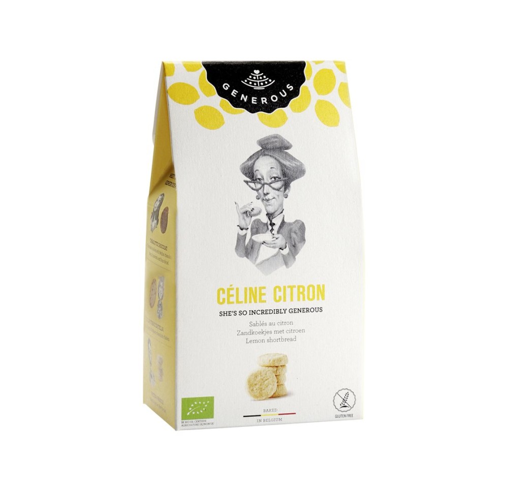 GENEROUS Céline Citron sablés s gluten 100 g GENEROUS Céline Citron sablés s gluten 100 g