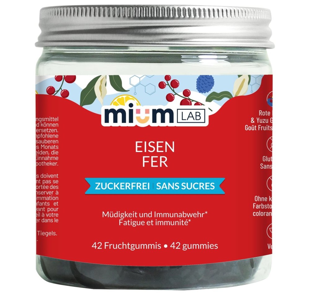 MIUMLAB gummies fer bte 42 pce MIUMLAB gummies fer bte 42 pce