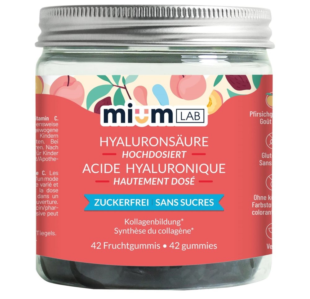 MIUMLAB gummies acide hyaluronique bte 42 pce MIUMLAB gummies acide hyaluronique bte 42 pce