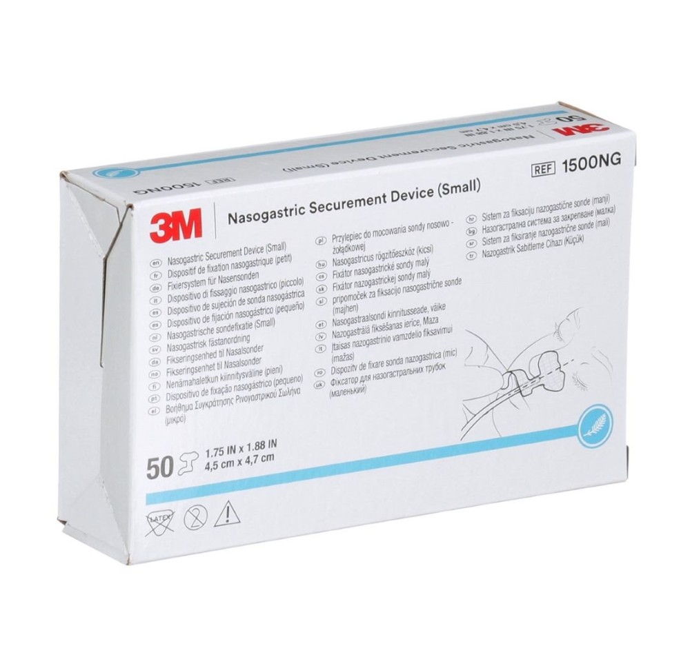 3M dispositif fixation nasogast S petit 50 pce 3M dispositif fixation nasogast S petit 50 pce