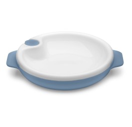 NUVITA assiette chaude avec ventouse bleu