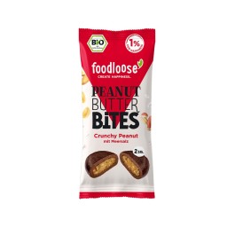 FOODLOOSE Peanut Butter Bites Crunchy Peanut 40 g