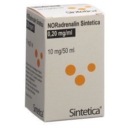 NORADRENALIN Sintetica sol perf 10 mg/50ml vial
