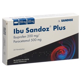 IBU Sandoz Plus cpr pell 200 mg/500 mg 20 pce