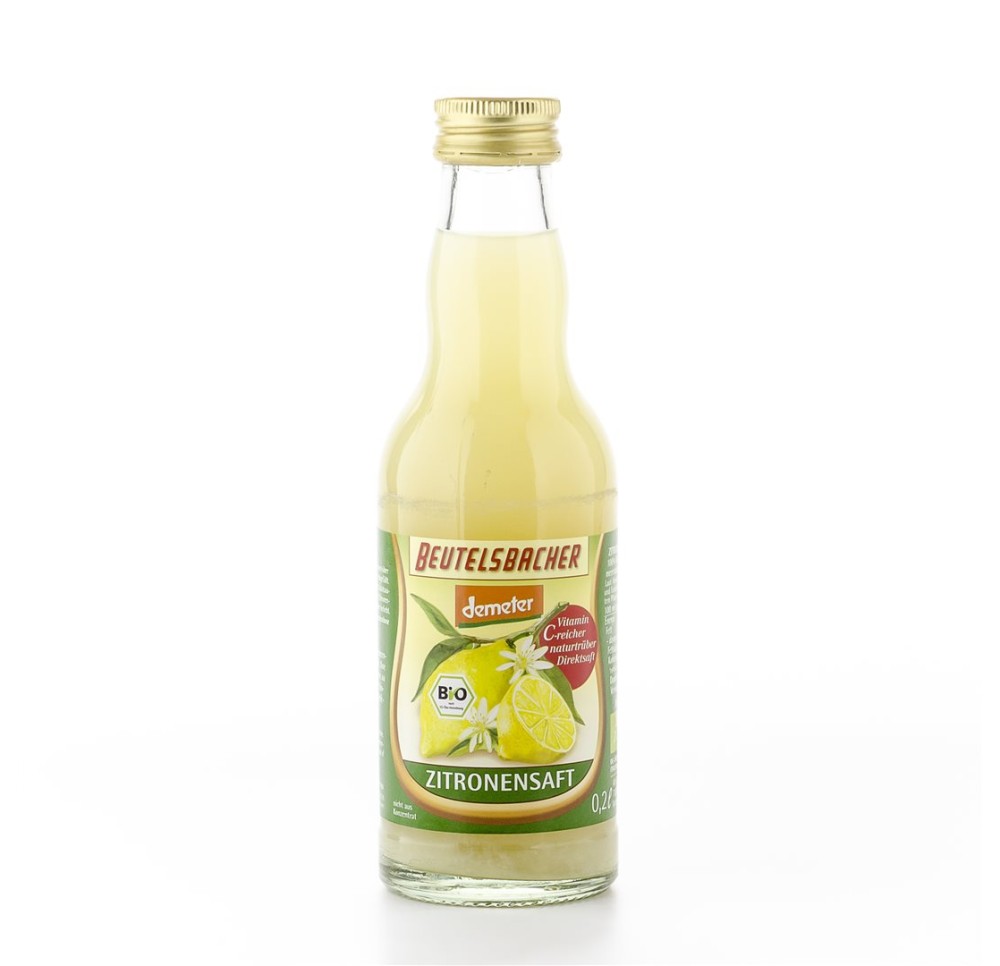 BEUTELSBACHER jus de citron fl verre 200 ml BEUTELSBACHER jus de citron fl verre 200 ml