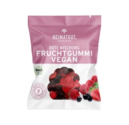 HEIMATGUT Gommes aux fruits mélange rouge 100 g