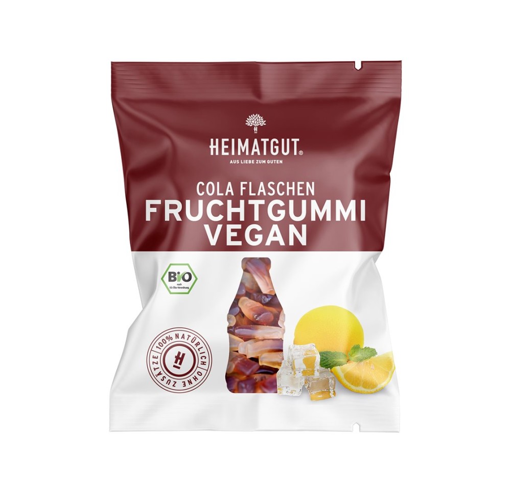 HEIMATGUT Gommes aux fruits cola sach 100 g HEIMATGUT Gommes aux fruits cola sach 100 g
