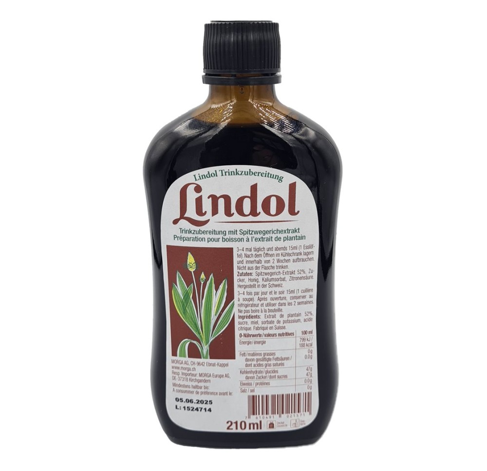 LINDOL plantain fl 210 ml LINDOL plantain fl 210 ml