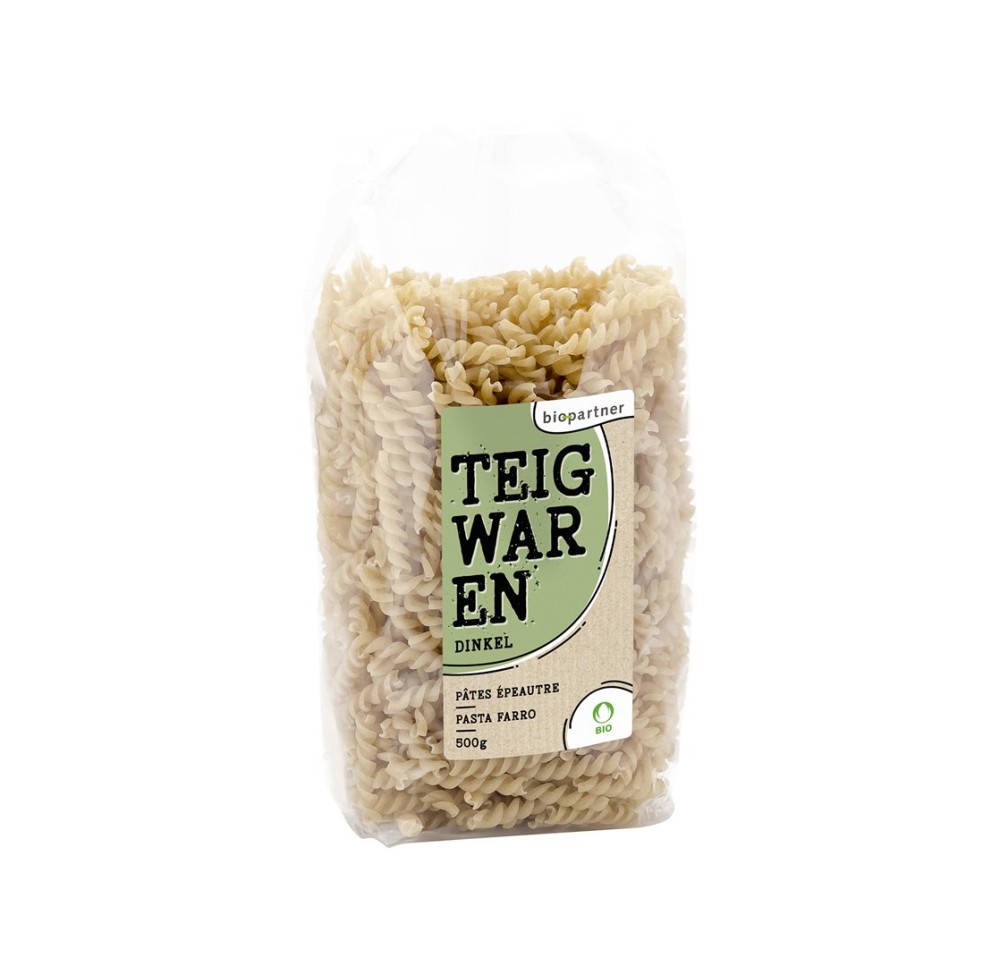 BIO PARTNER spirales d'épeautre sach 500 g BIO PARTNER spirales d'épeautre sach 500 g