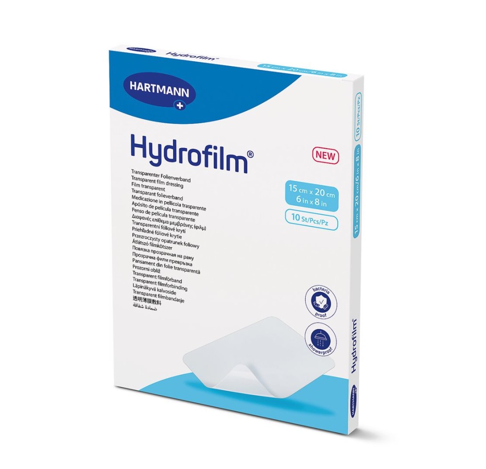 HYDROFILM pansement trans 15x20cm st 10 pce
