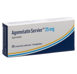 AGOMELATIN Servier cpr pell 25 mg 28 pce