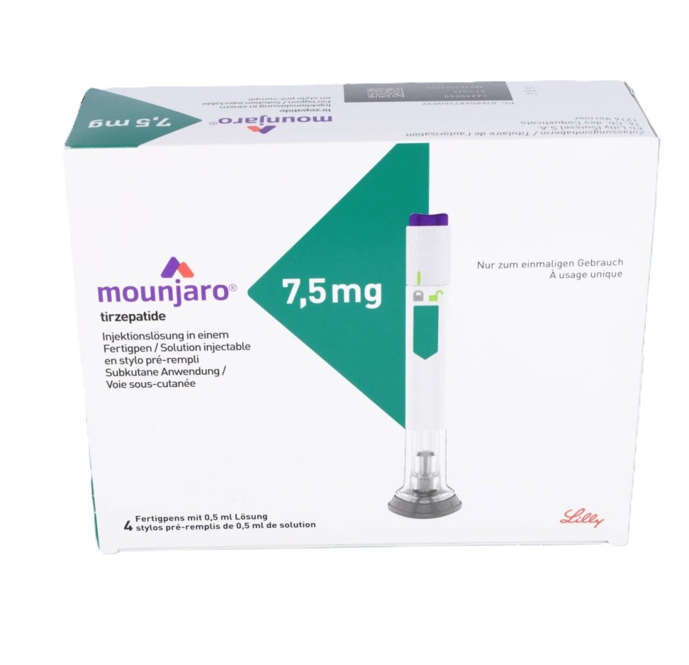 MOUNJARO sol inj 7.5 mg/0.5ml stylo pré 4 pce