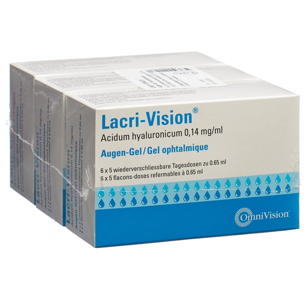 LACRI-VISION gel opht 90 fl dose 0.65 ml LACRI-VISION gel opht 90 fl dose 0.65 ml