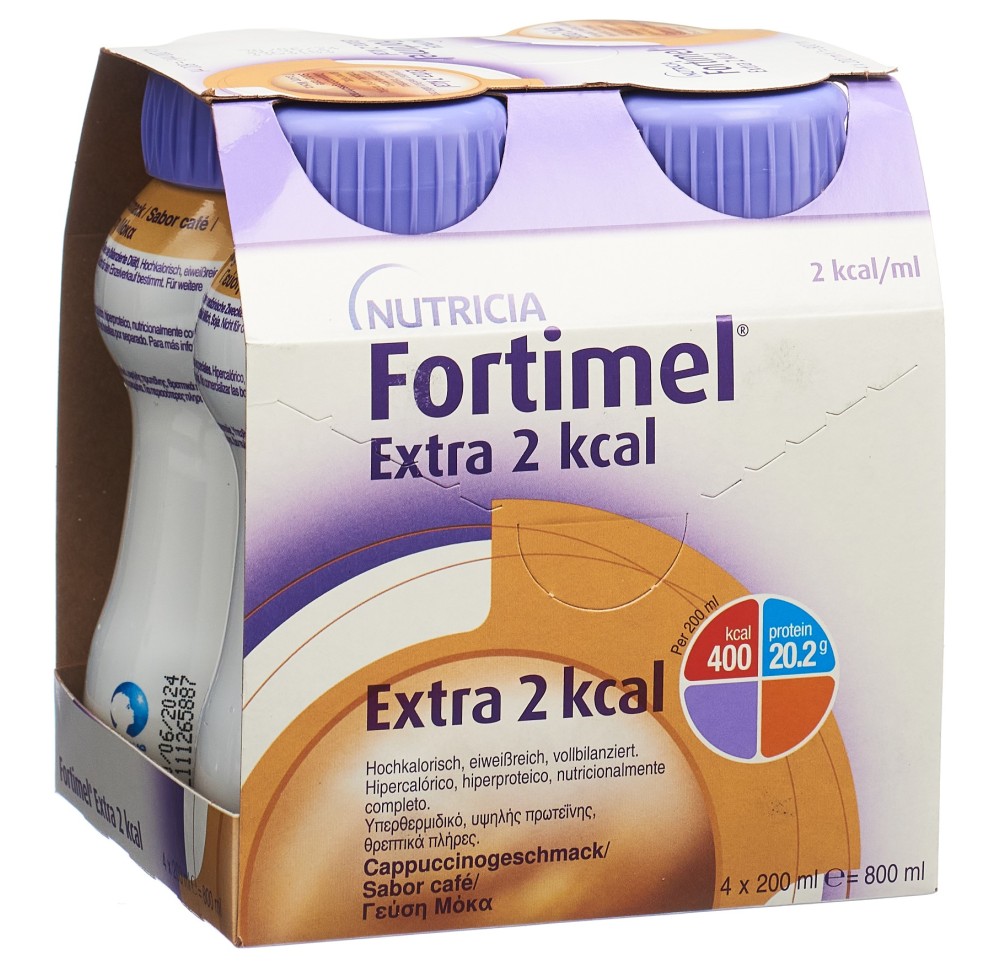 FORTIMEL Protein 2kcal cappuccino 4 fl 200 ml