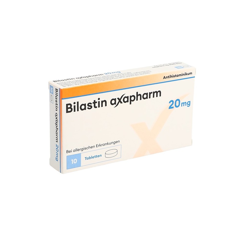 BILASTINE axapharm cpr 20 mg 10 pce