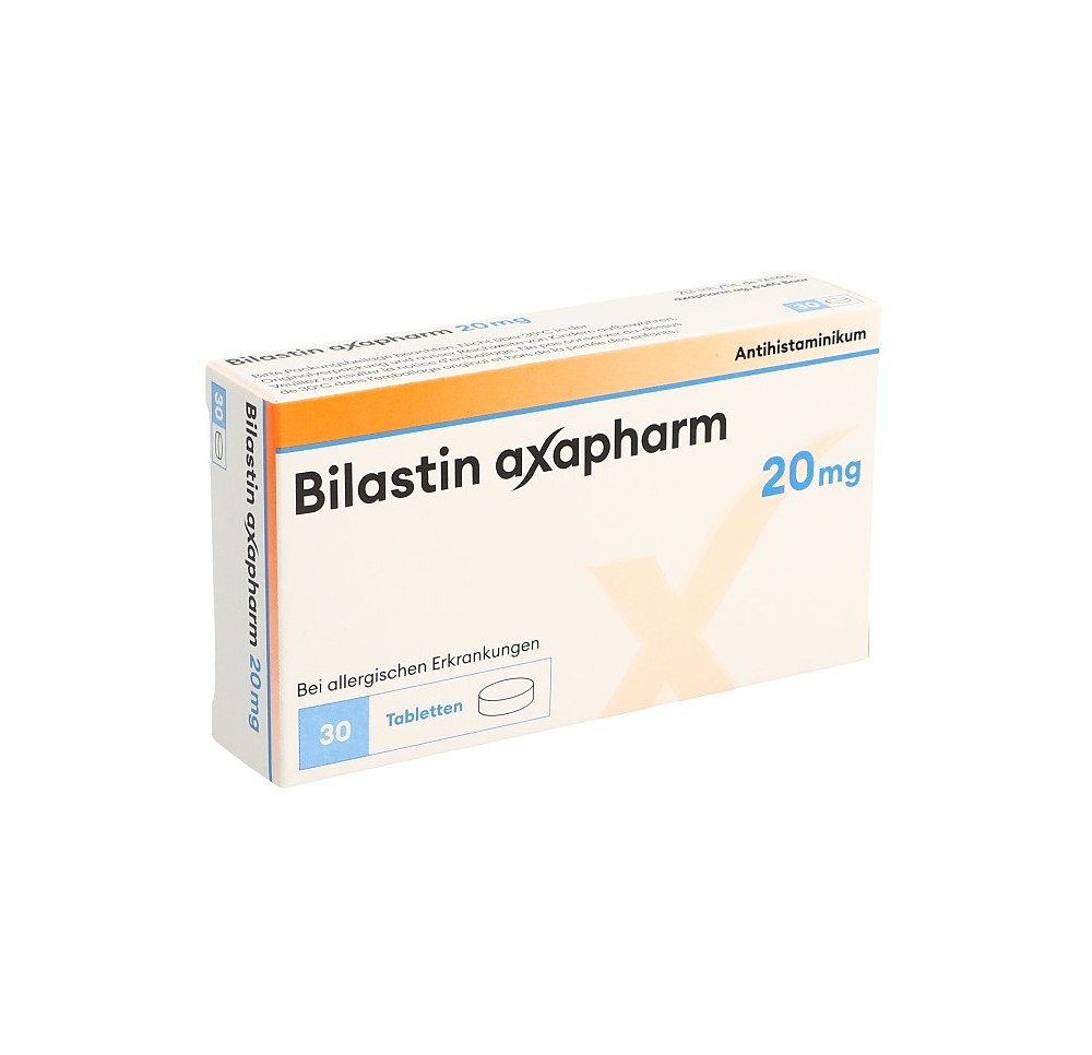 BILASTINE axapharm cpr 20 mg 30 pce