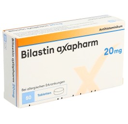 BILASTINE axapharm cpr 20 mg 50 pce