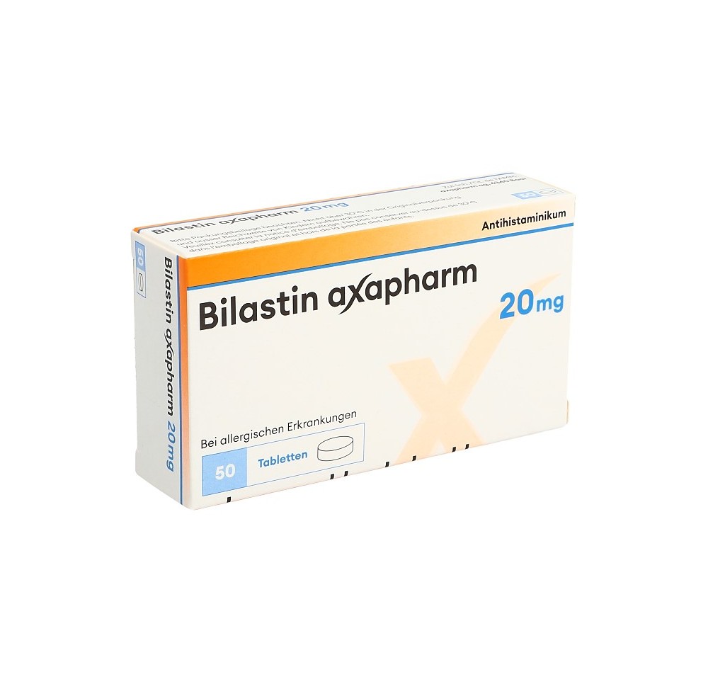 BILASTINE axapharm cpr 20 mg 50 pce