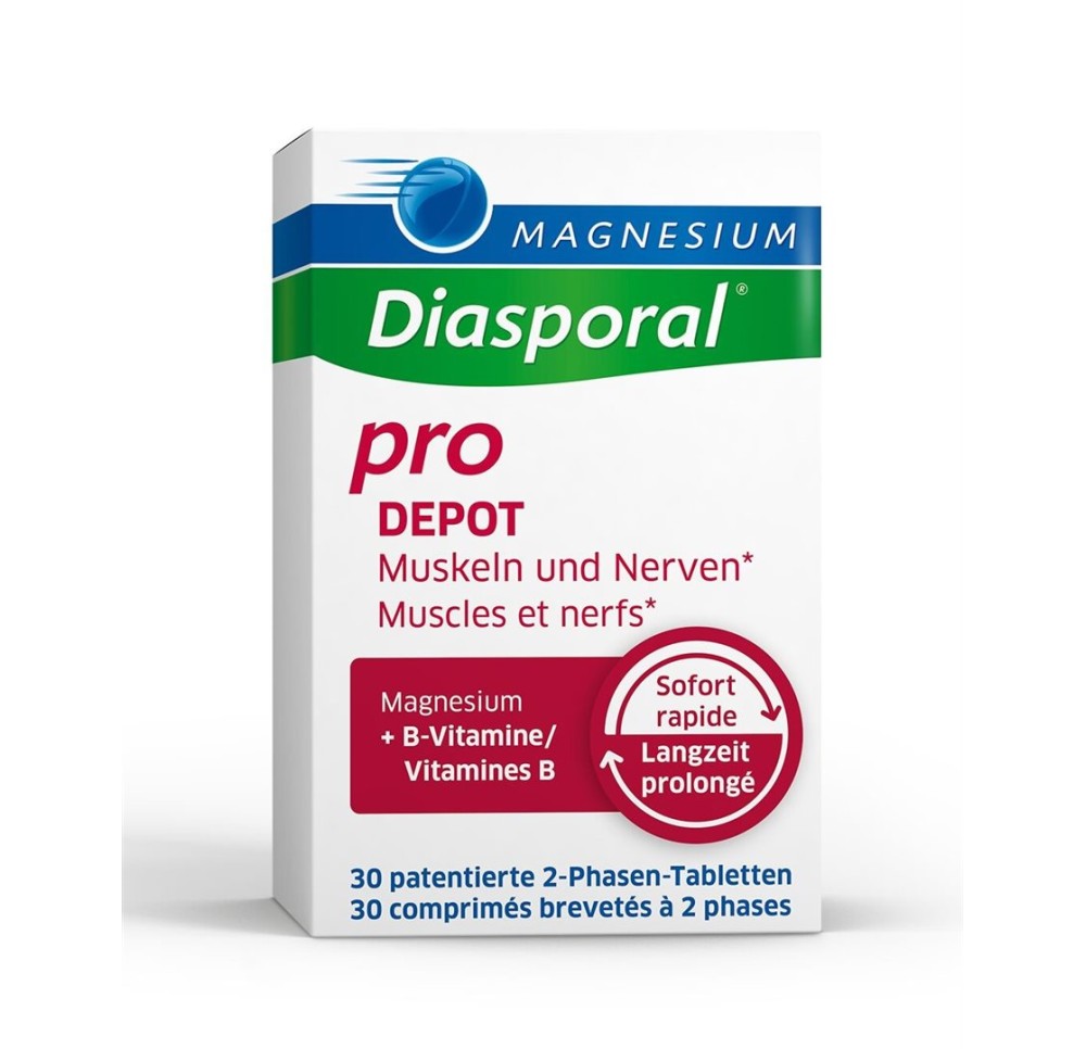 MAGNESIUM DIASPORAL pro m+n dépôt cpr bte 30 pce MAGNESIUM DIASPORAL pro m+n dépôt cpr bte 30 pce