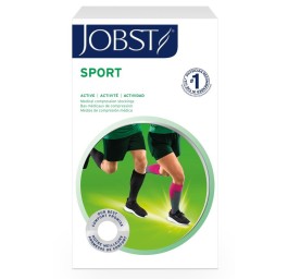 JOBST Sport Kniestrumpf 15-20mmHg M schw 1 paire