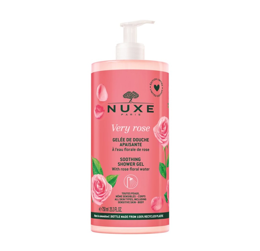 NUXE Very Rose Gelée de Douche Apaisant 750 ml