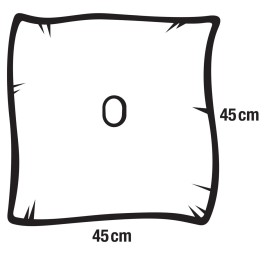 FOLIODRAPE elast cuff 45x45cm ø7x10cm 96 pce