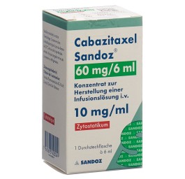 CABAZITAXEL Sandoz sol perf 60 mg/6ml flac