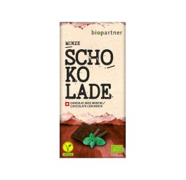 BIO PARTNER chocolat noir menthe 75 g