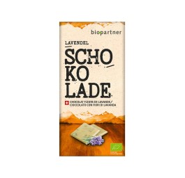 BIO PARTNER chocolat blanc lavande 75 g