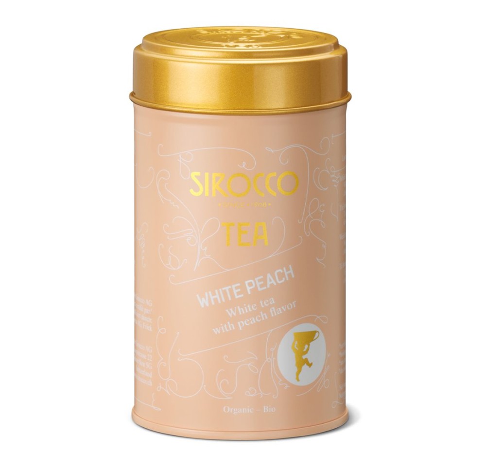 SIROCCO boîte thé medium White Peach bte 80 g