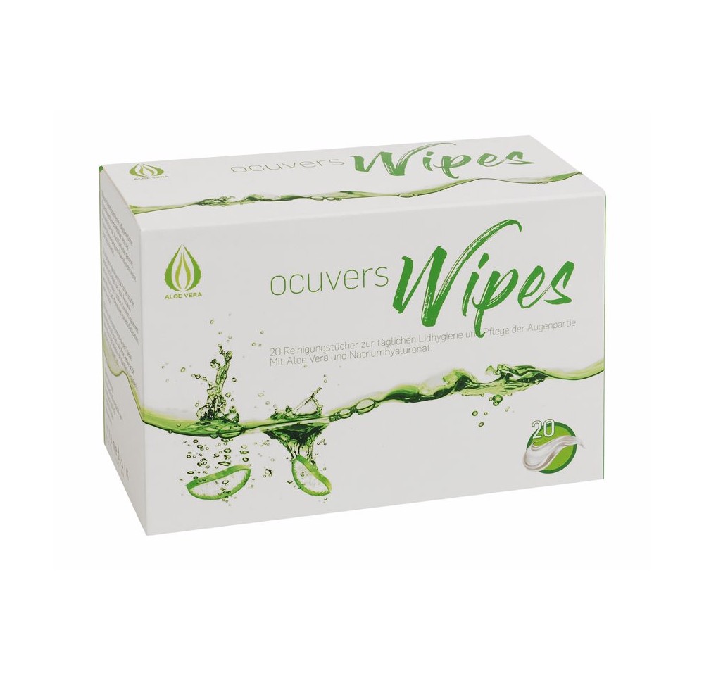 OCUVERS wipes lingettes nettoyantes sach 20 pce OCUVERS wipes lingettes nettoyantes sach 20 pce