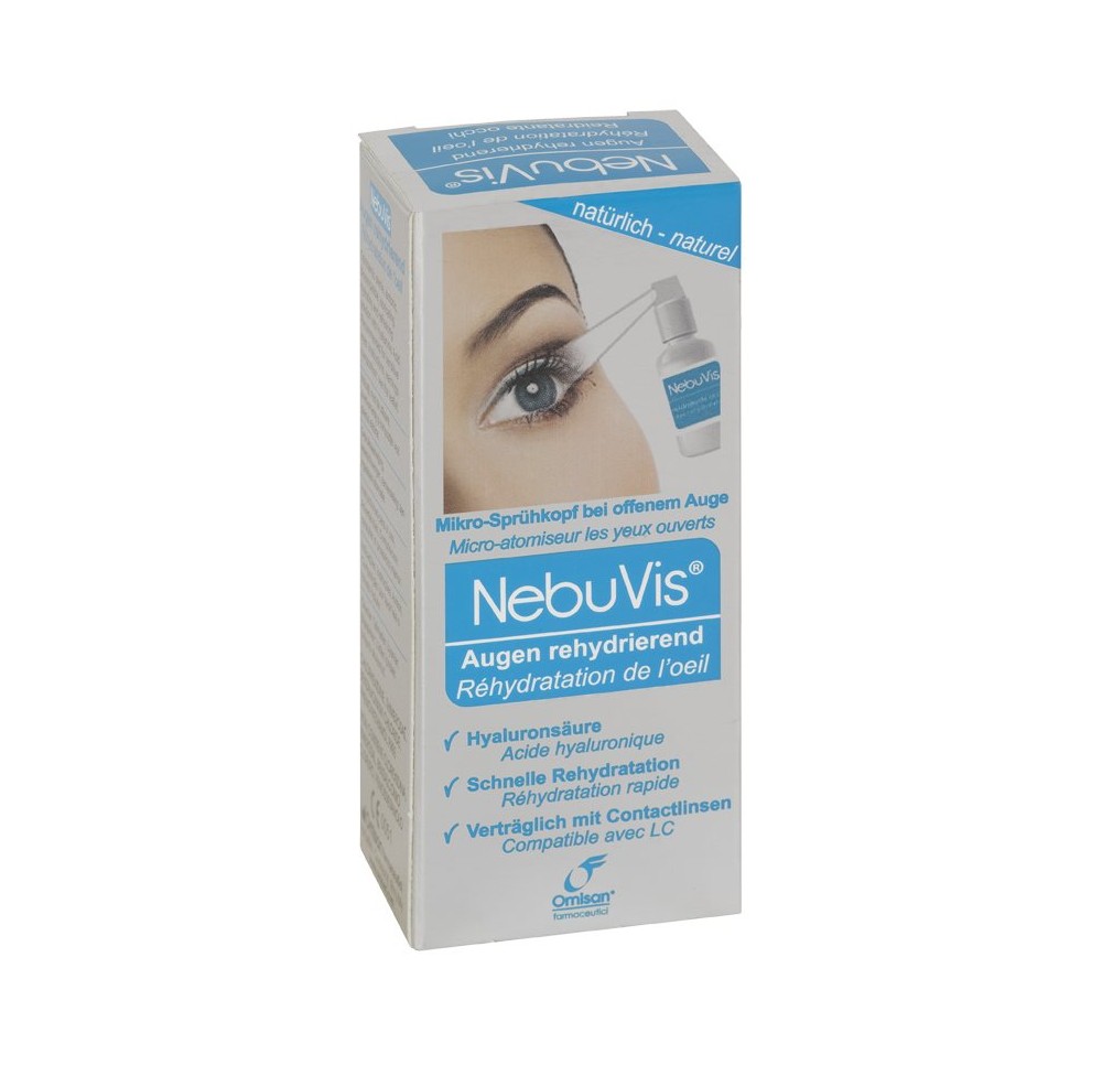 NEBUVIS réhydratation de l'oeil fl 10 ml NEBUVIS réhydratation de l'oeil fl 10 ml
