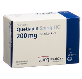QUETIAPINE Spirig HC cpr pell 200 mg 60 pce