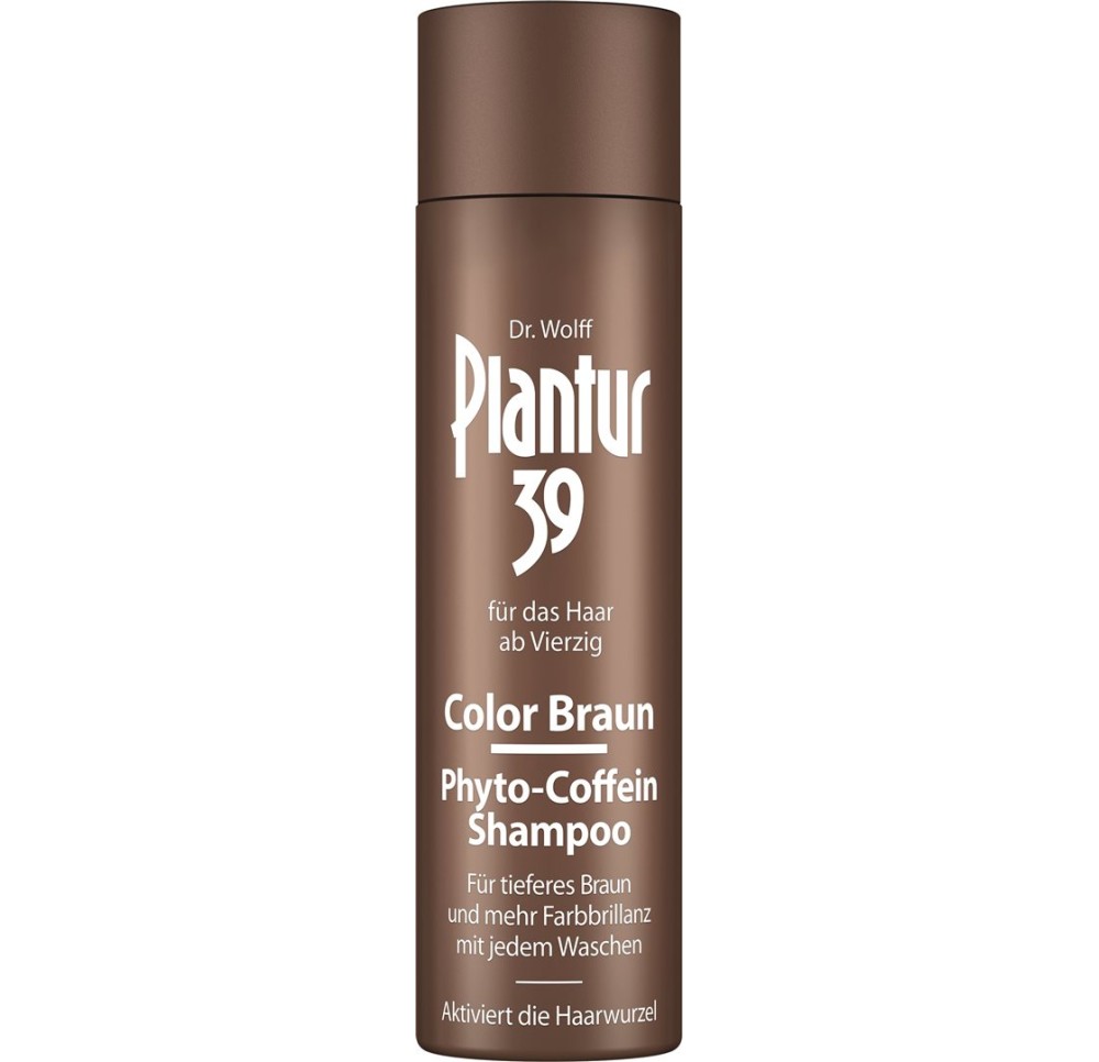 PLANTUR 39 phyto-caféine shampoo Col Braun 250 ml