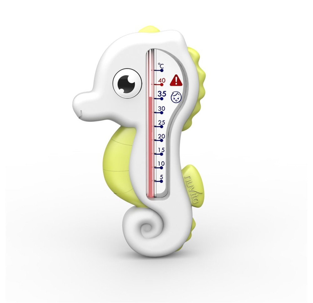 NUVITA thermomètre de bain hippocampe vert