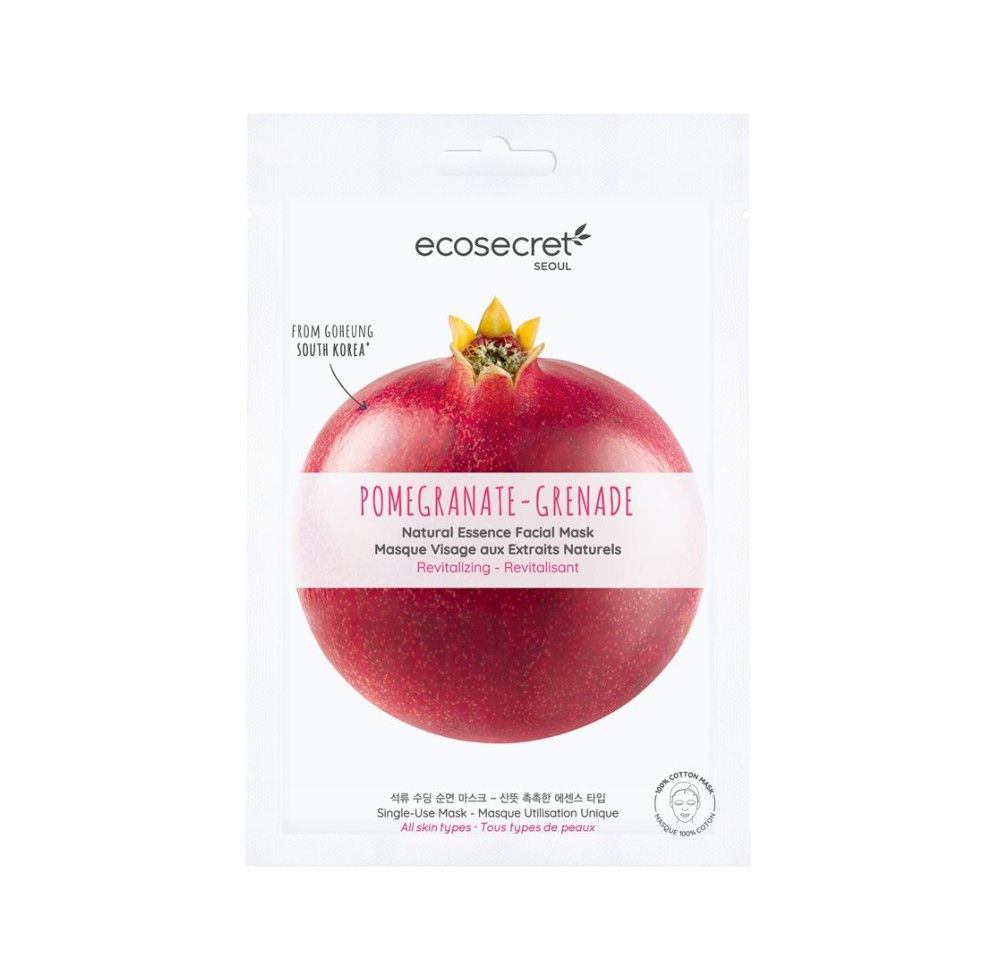 ECOSECRET masque visage revitali grenade 20 ml