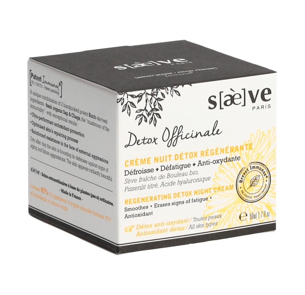 SAEVE Detox Officinale cr nuit détox régén 50 ml