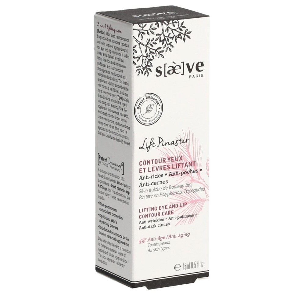 SAEVE Lift Pinaster cont yeux&lèv lif tb 15 ml SAEVE Lift Pinaster cont yeux&lèv lif tb 15 ml