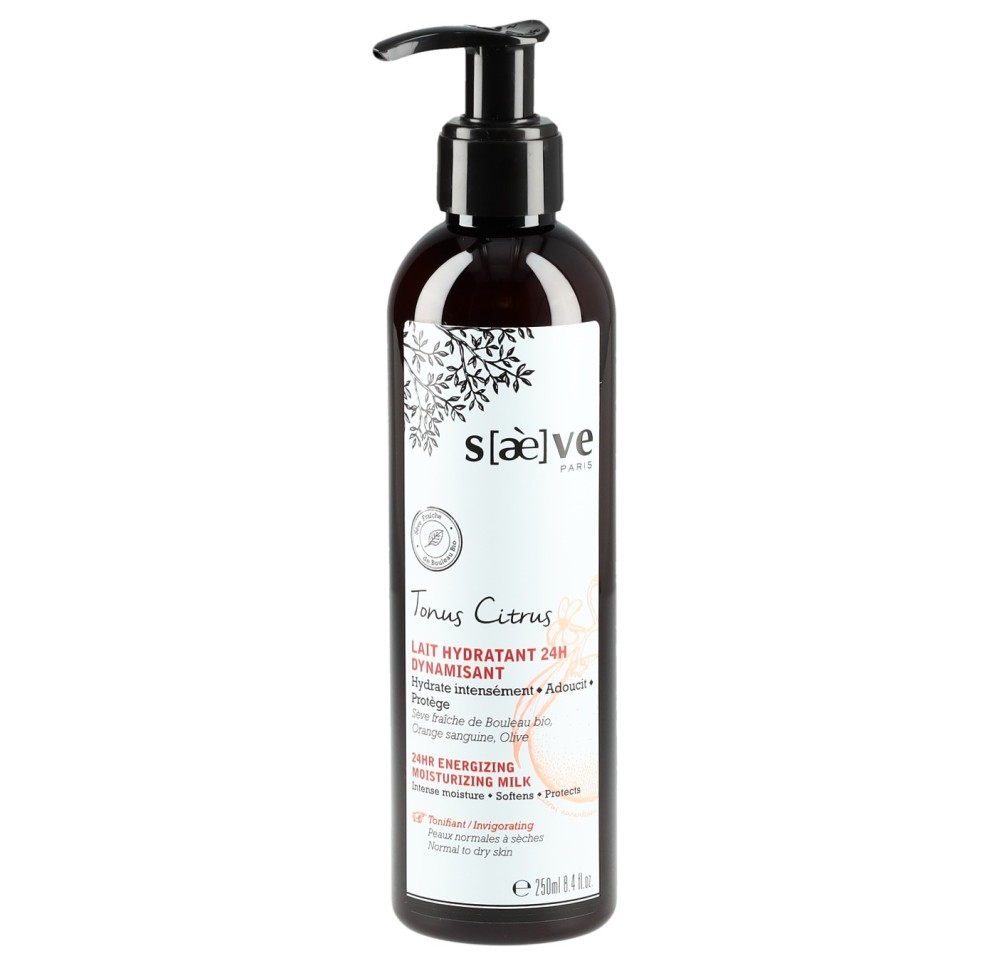 SAEVE Tonus Citrus lait hydra 24h dyna 250 ml