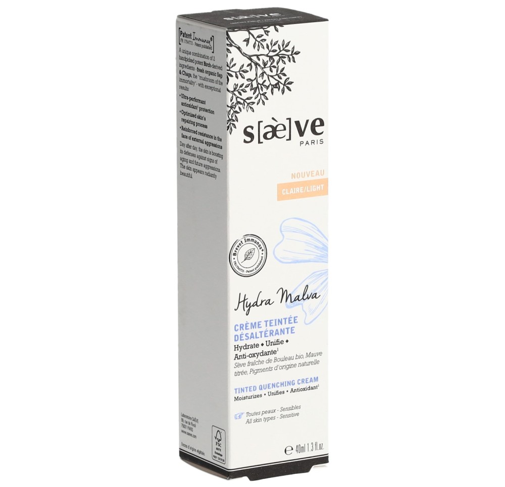 SAEVE Hydra Malva cr teint désalt tein cl 40 ml