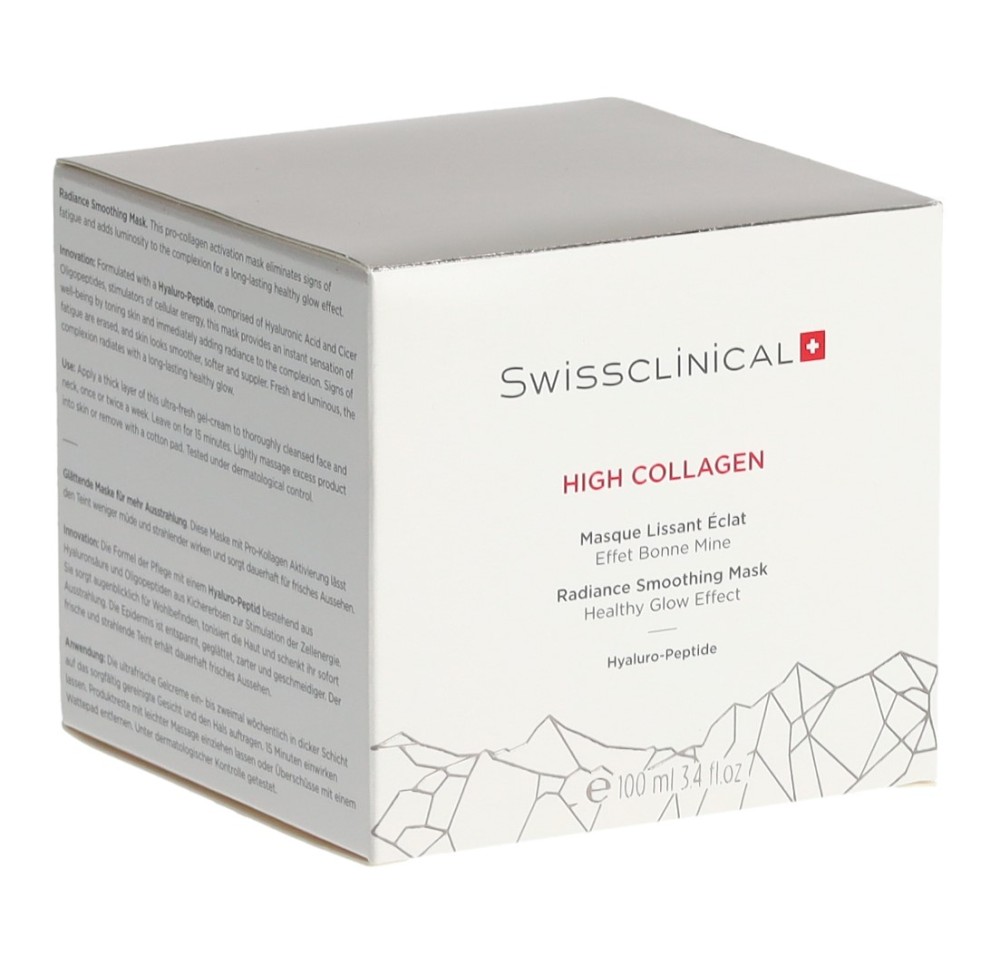 SWISSCLINICAL HIGH COLLAGEN masq liss éclat 100 ml