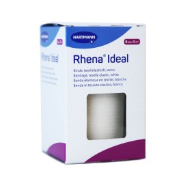 RHENA Ideal bande élastique 8cmx5m blanc