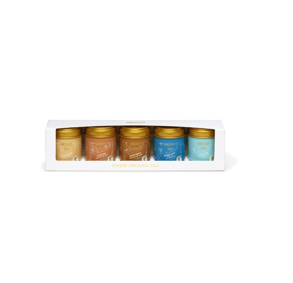 SIROCCO bte thé small set Noble Black Sel 5pce