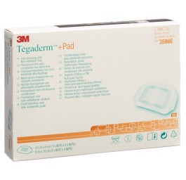 3M TEGADERM+PAD 9x10cm compres 4.5x6cm (n) 25 pce