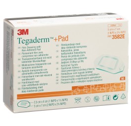 3M TEGADERM+PAD 5x7cm compres 2.5x4cm (n) 50 pce