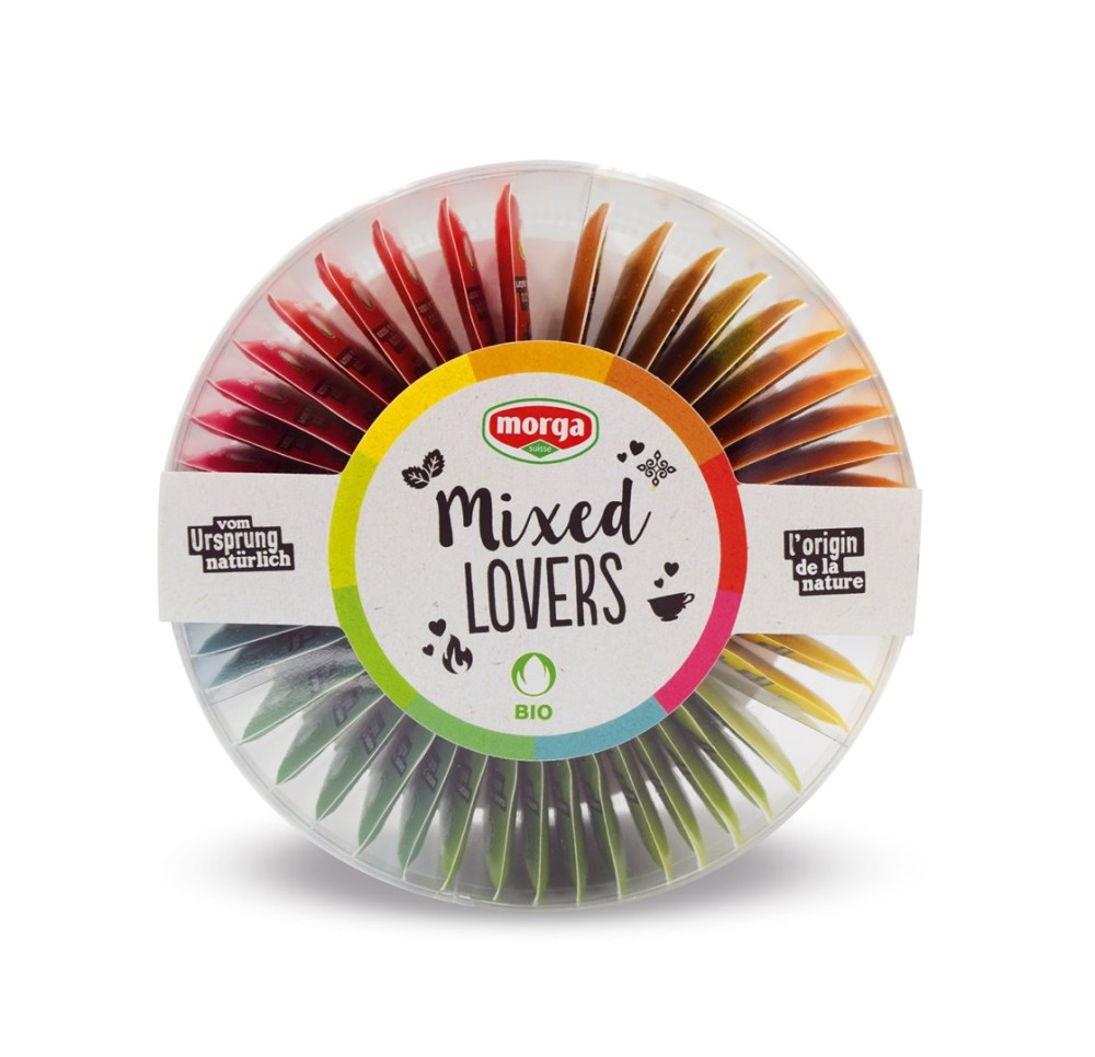 MORGA rondelle thé Lovers a/p bio bourgeon 45 pce