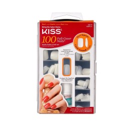 KISS Plain nails full cover and tips Short Square