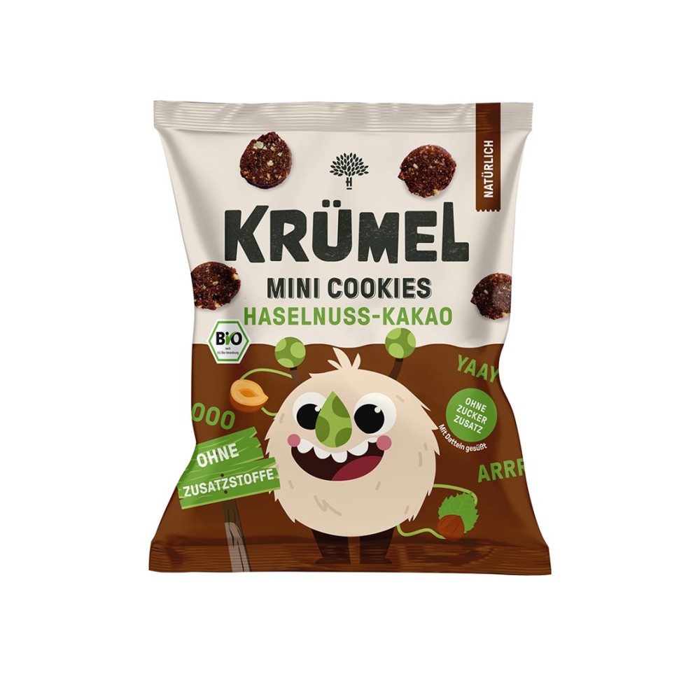 KRÜMEL soft cookies noisette-cacao sach 50 g KRÜMEL soft cookies noisette-cacao sach 50 g