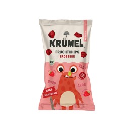 KRÜMEL chips de fruits à la fraise sach 10 g