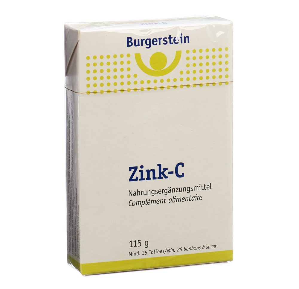 BURGERSTEIN Zink-C bonbons à sucer 115 g